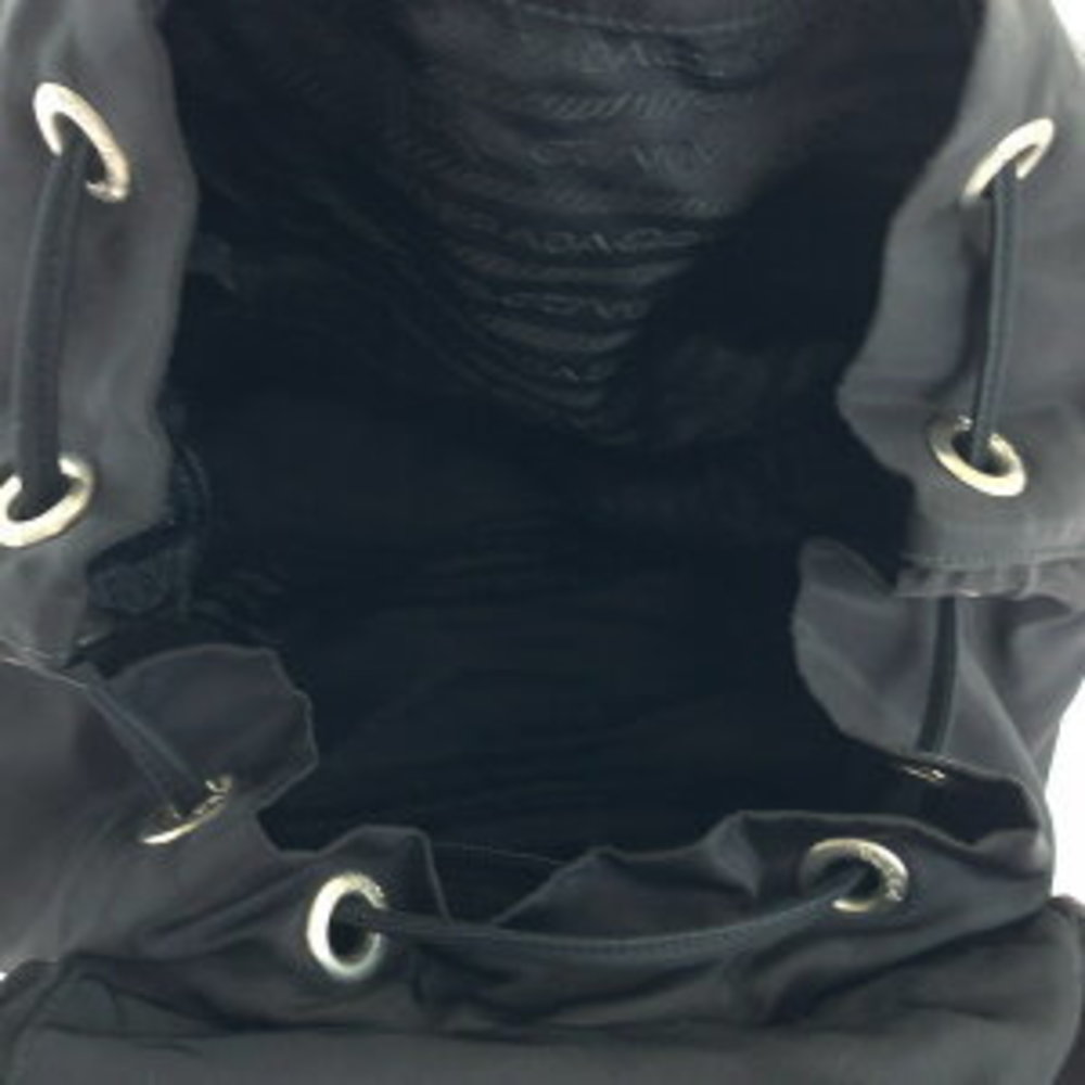 Prada Tessuto Triangular Black Backpack Nylon - image 8